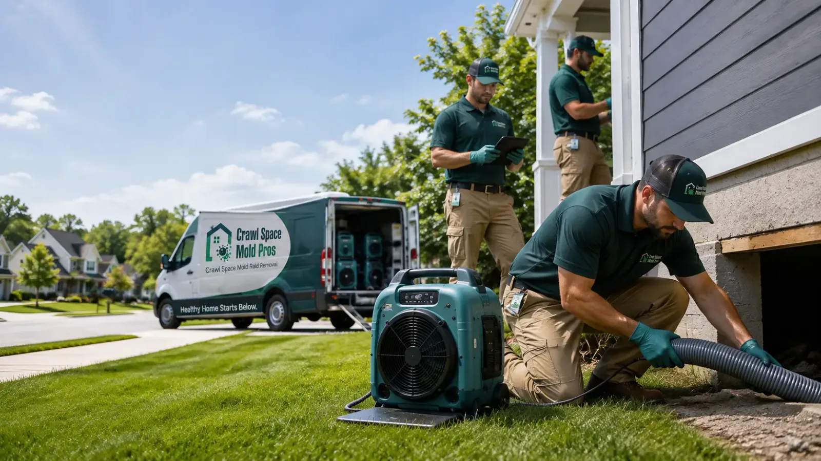Crawl Space Mold Removal in Freeland, WA